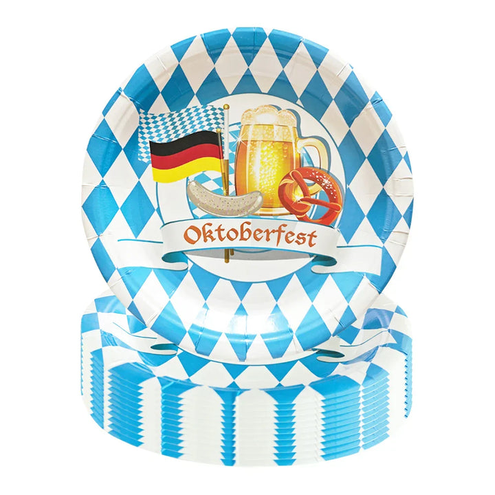 Jednorázová party servisní sada v designu Oktoberfest – ProstPaket Oktoberfest 2025