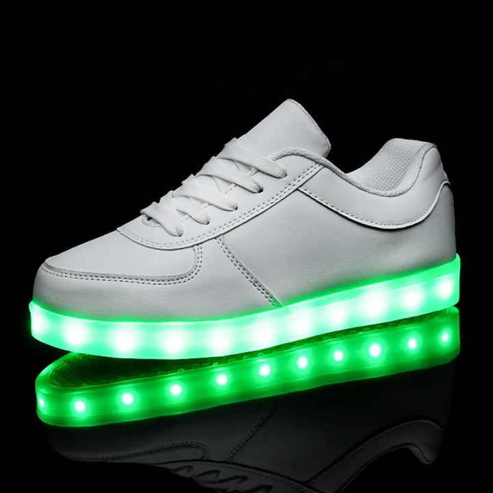 Dětské LED tenisky s efektem změny barvy při chůzi