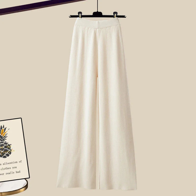 Třídílná dámská zimní souprava s pleteným svetrem – Marisa