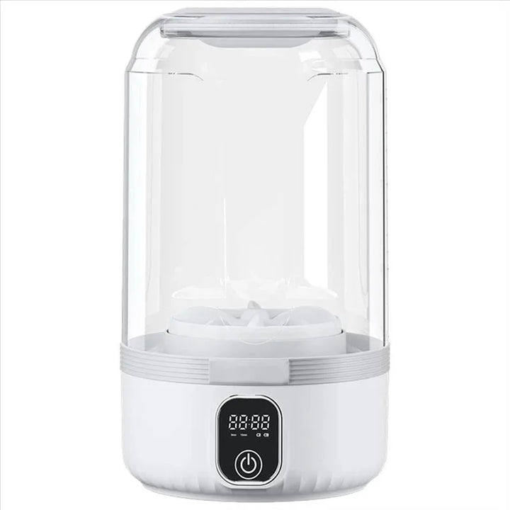 Přenosná mini pračka s LED displejem pro cestování a malé kusy oblečení