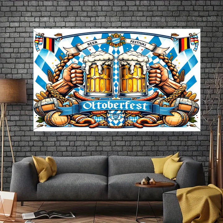 Banner ve stylu Oktoberfestu – Na zdraví. Banner Oktoberfest 2026