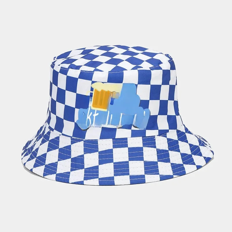 Fischerova čepice s diamantovým vzorem – WiesnKaro Oktoberfest 2025