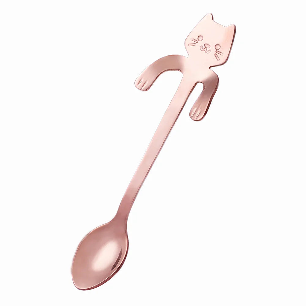 Mini kočičí lžičky z nerezové oceli - Whiskra