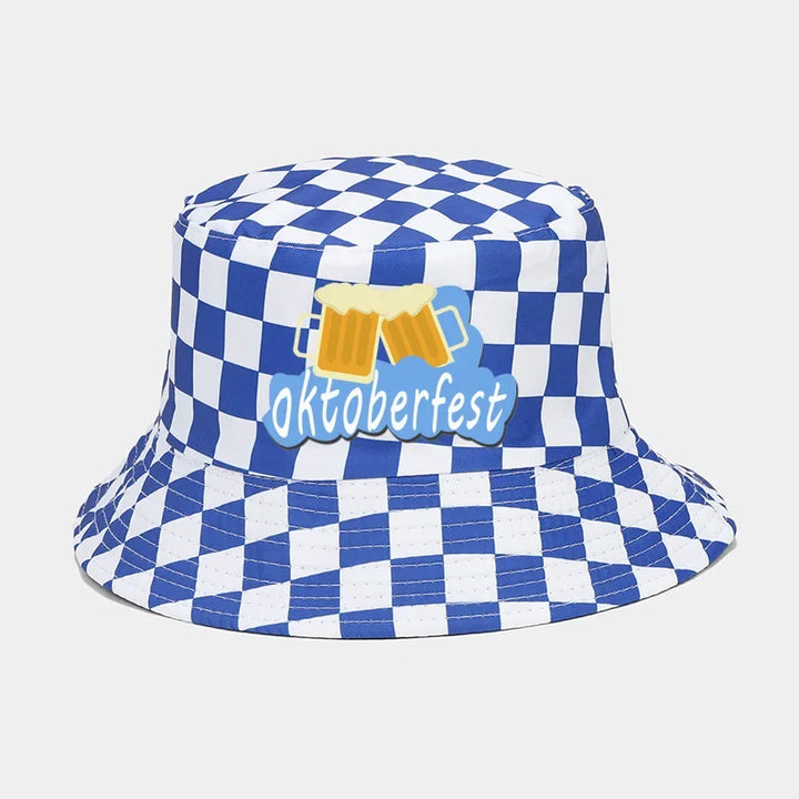 Fischerova čepice s diamantovým vzorem – WiesnKaro Oktoberfest 2025