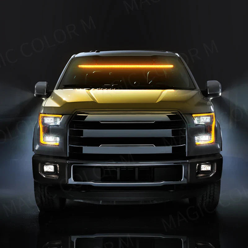 96 LED stroboskopická světelná lišta – Veyra – (výstražné světlo pro automobil)
