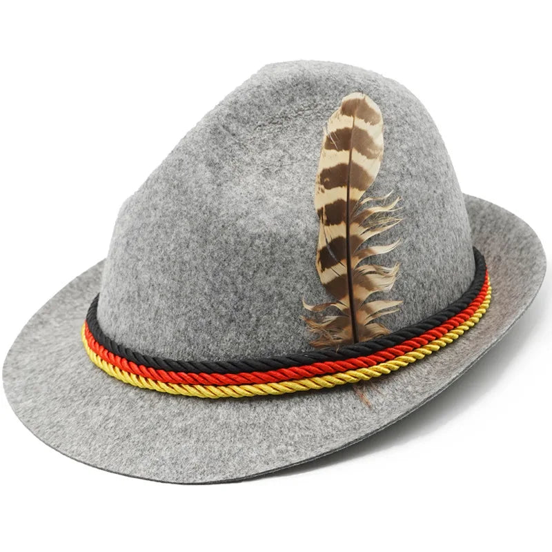 Alpský klobouk s peřím – Bergvän Oktoberfest 2026