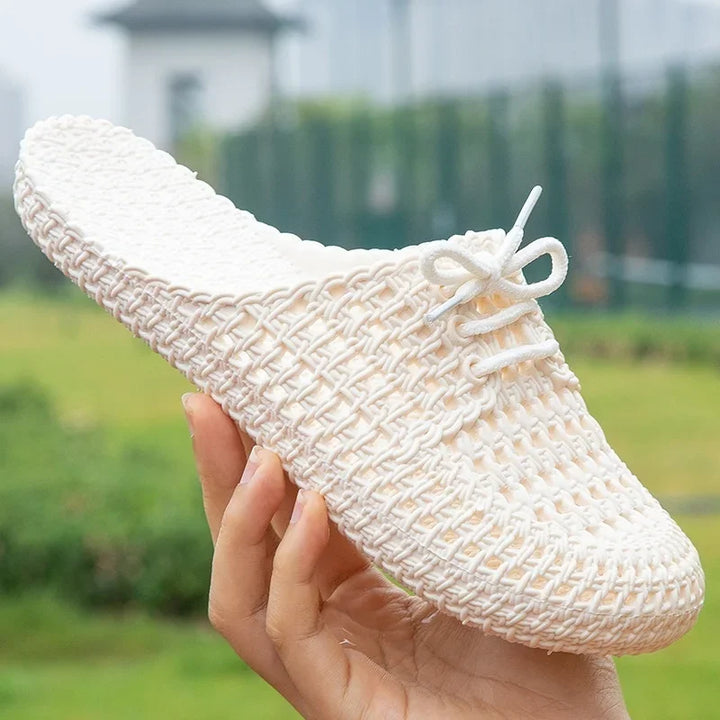 Vzdušné dámské outdoorové loafers s otevřenou špičkou – Linaya
