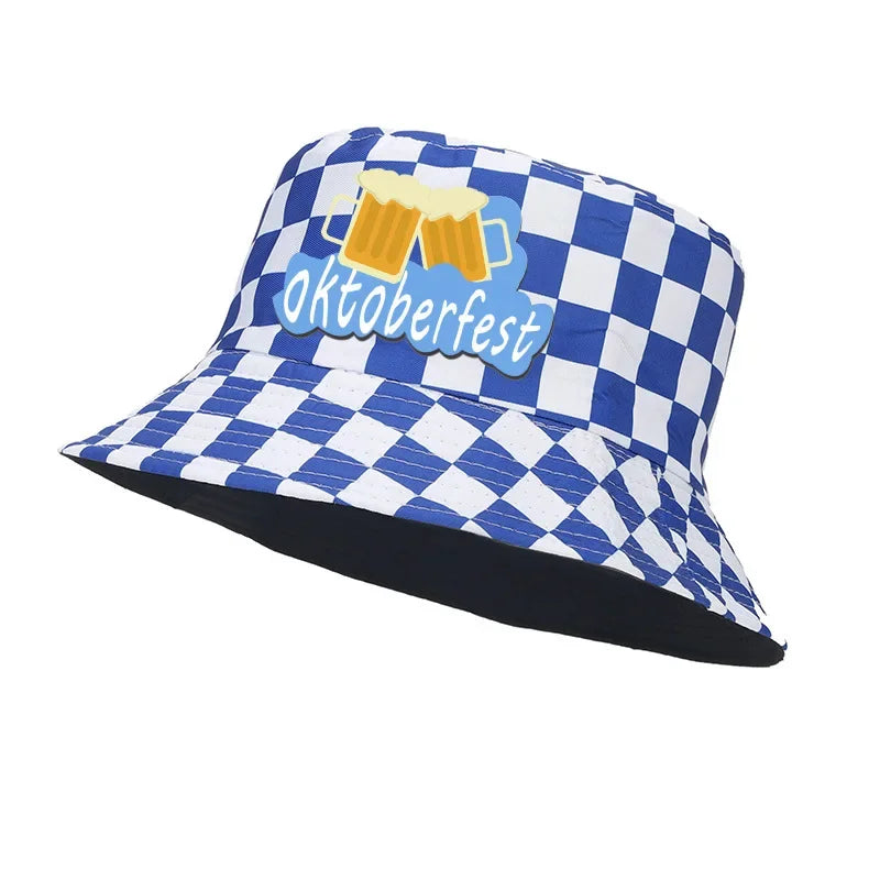 Fischerova čepice s diamantovým vzorem – WiesnKaro Oktoberfest 2025