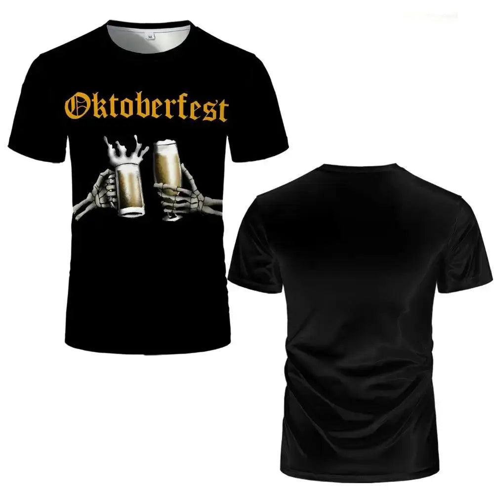 Tričko s motivem kostry – ProstGeist Oktoberfest 2026