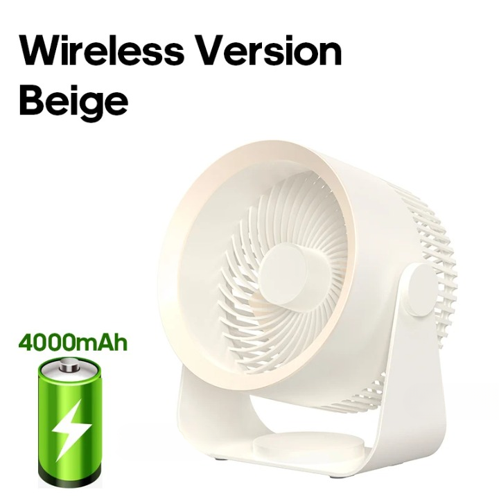 Multifunkční elektrický ventilátor s akumulátorem 4000 mAh – AirFlex