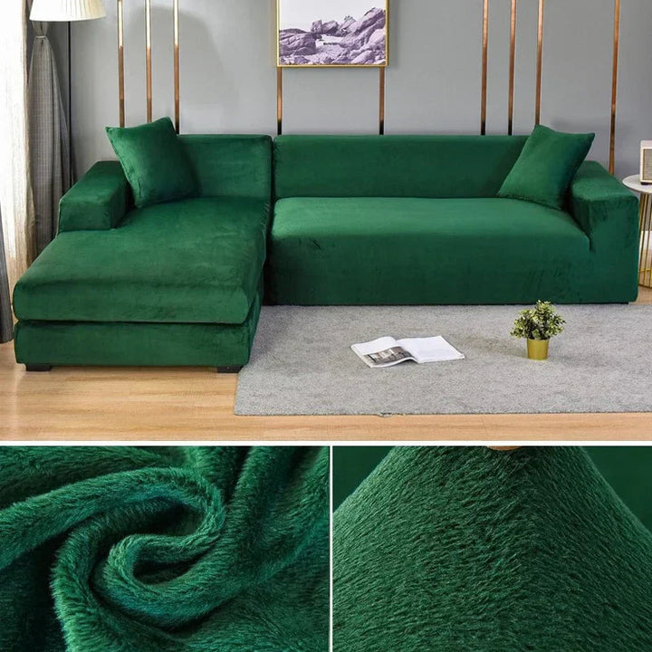 Stretch Velours potah na pohovku s luxusním zpracováním – Sofina