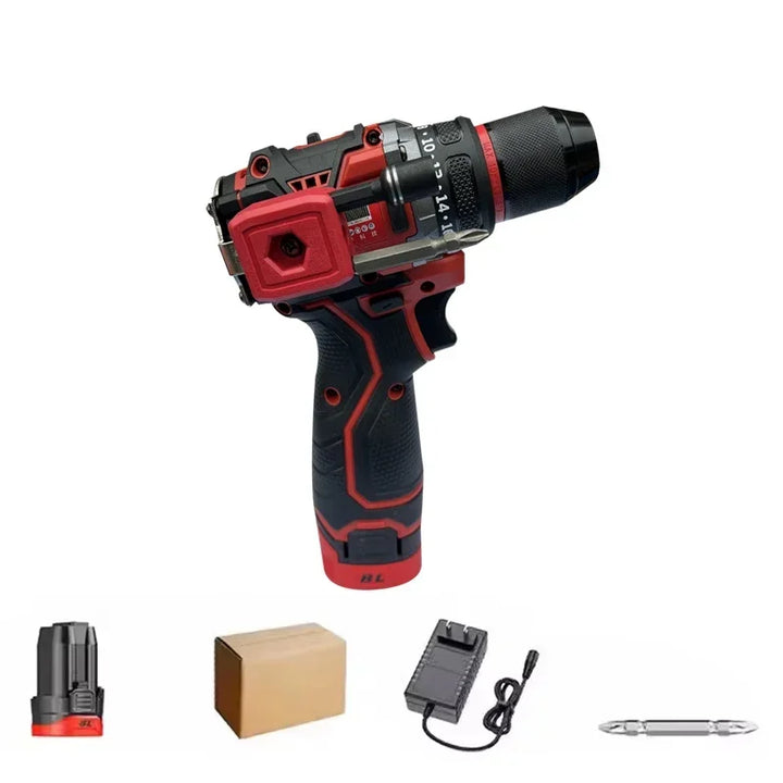 Akumulátorový bezkartáčový rázový utahovák 20 V – DrillMate