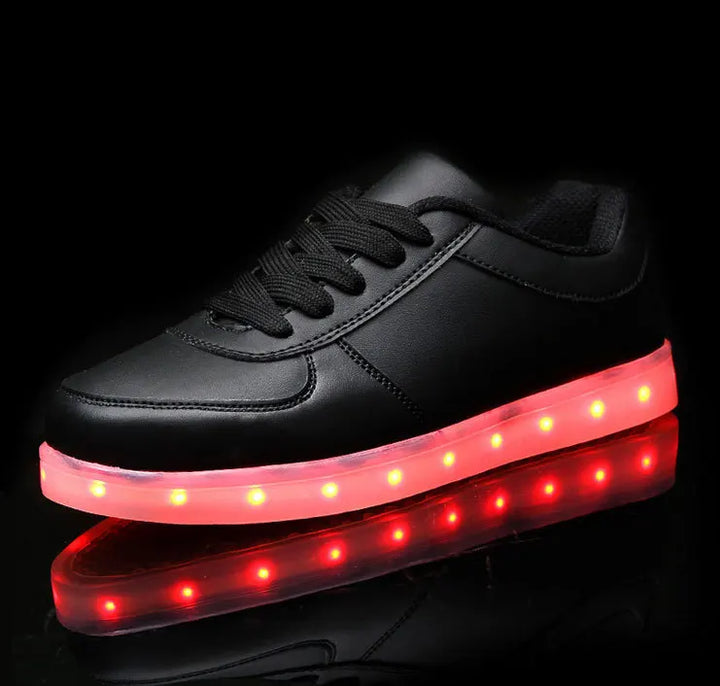 Dětské LED tenisky s efektem změny barvy při chůzi