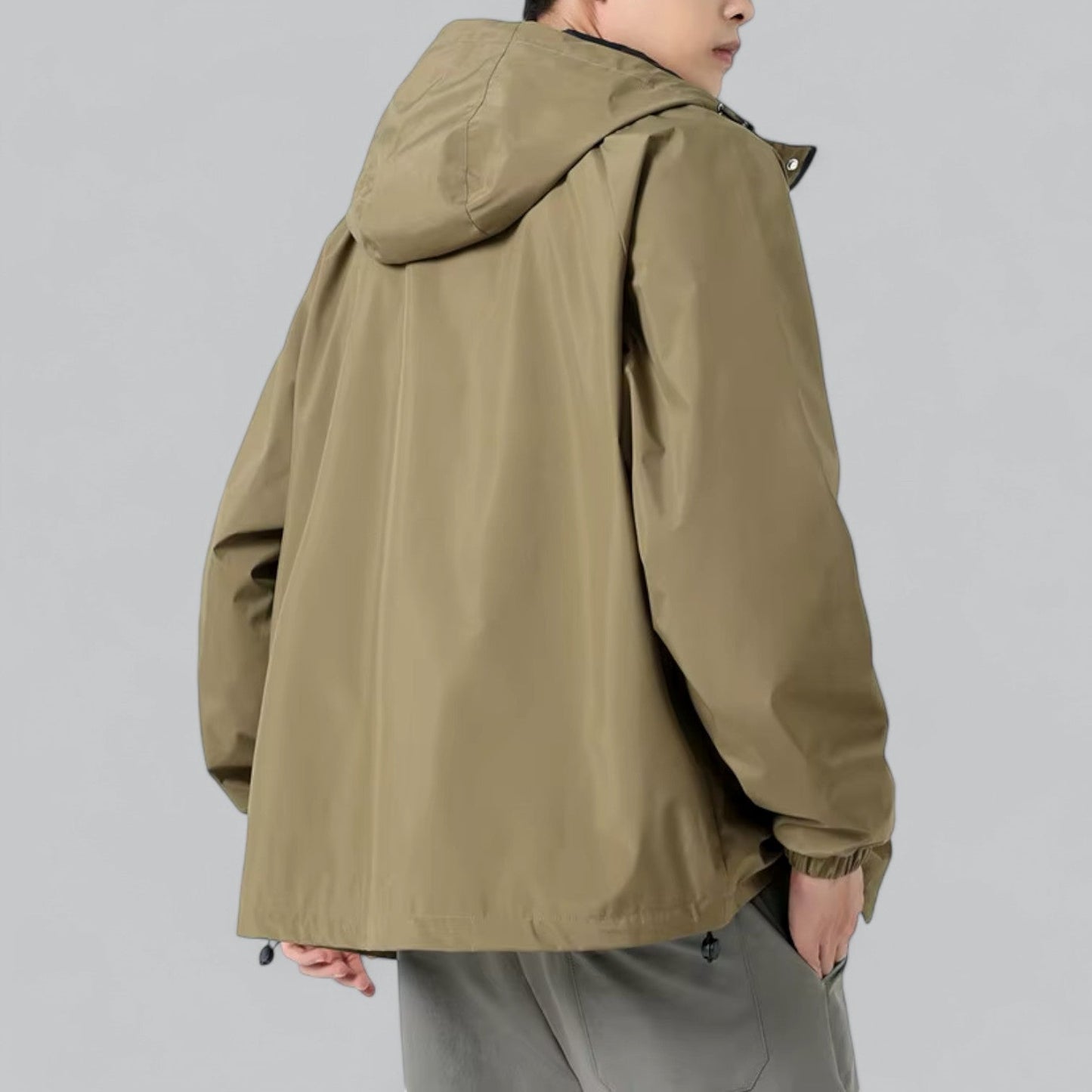 Pánská větrná bunda s uvolněným střihem a ochranou proti povětrnostním vlivům – Damian