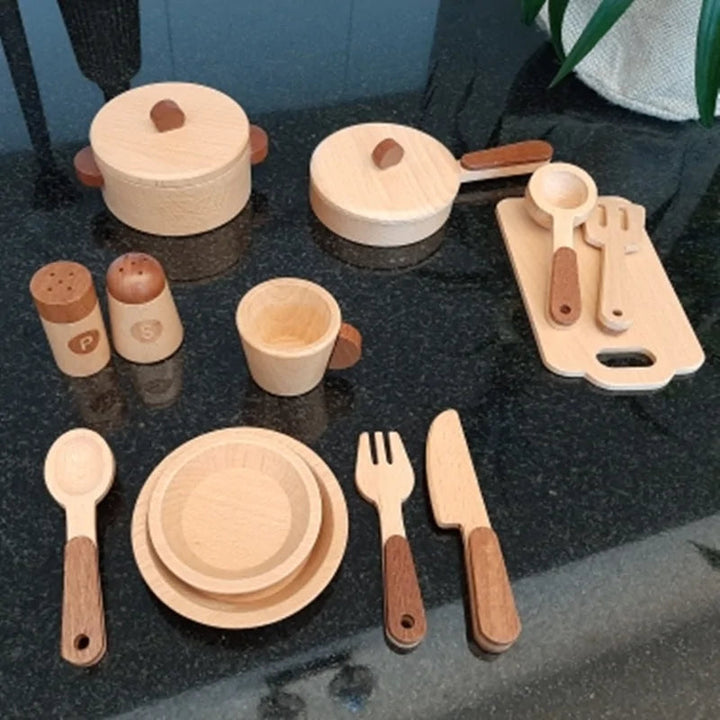 Dřevěné dětské kuchyňky hračky – CooknTimber