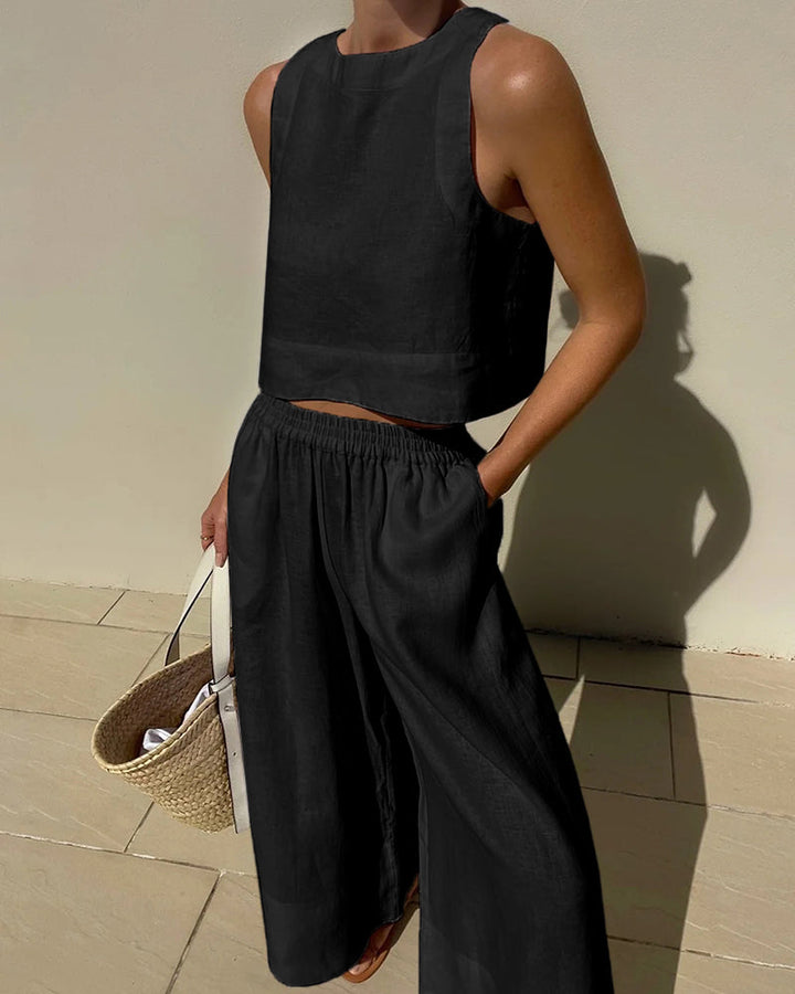 Dvoudílný dámský outfit se sukní a topem – Stylový a univerzální – Narela