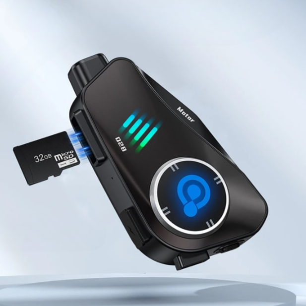 Bluetooth kamera do motocyklové přilby 1080P HD, vodotěsná – ApexRide