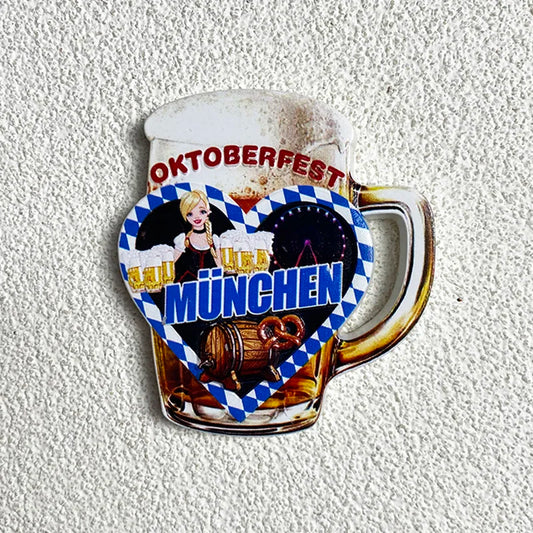 Chladicí magnet „Mnichov 3D“ – BayernMagnet (1+1 Zdarma) Oktoberfest 2025