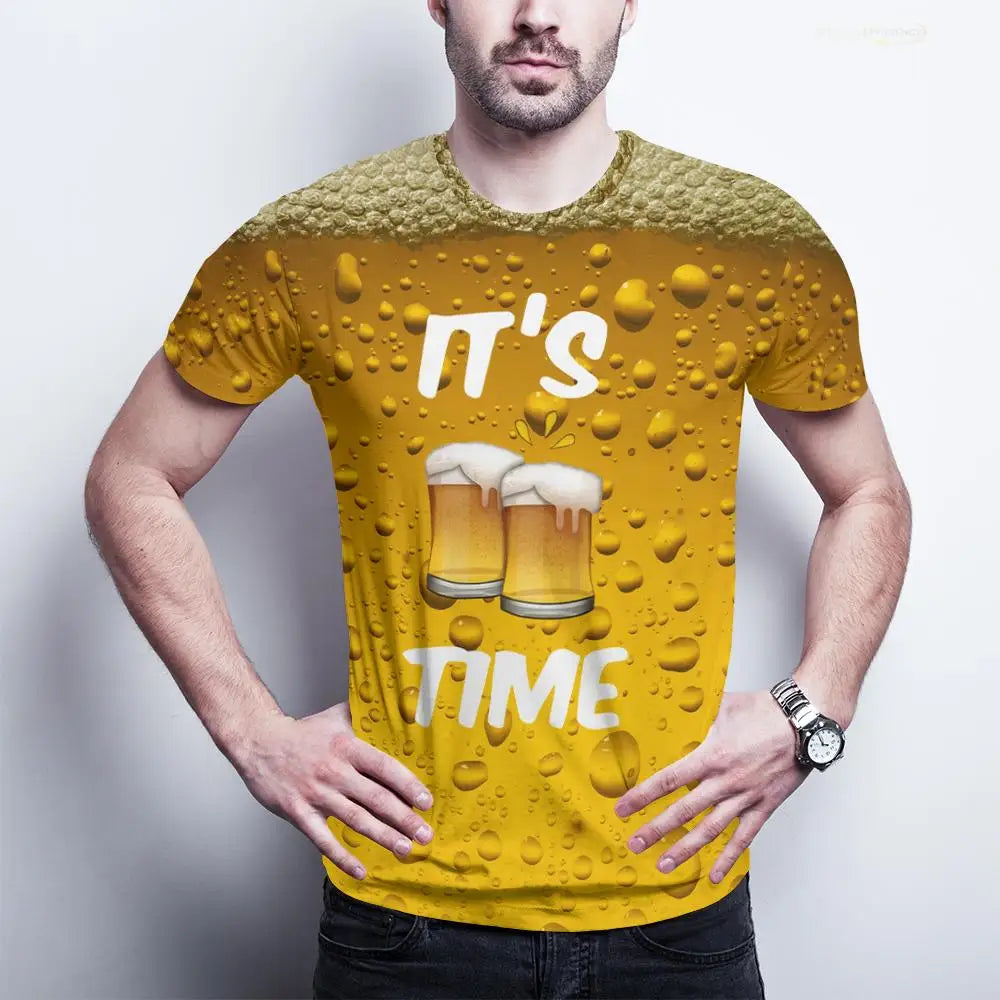 Tričko s motivem piva – SchaumShirt Oktoberfest 2025