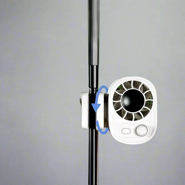 Hipacool přenosný ventilátor do auta s klipem, 360° otočením a 100 nastaveními rychlosti – ClipAir