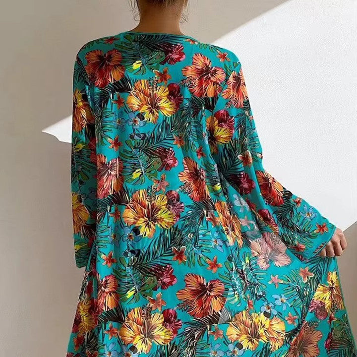 Bikiny s vysokým pasem a plážový přehoz – Amira