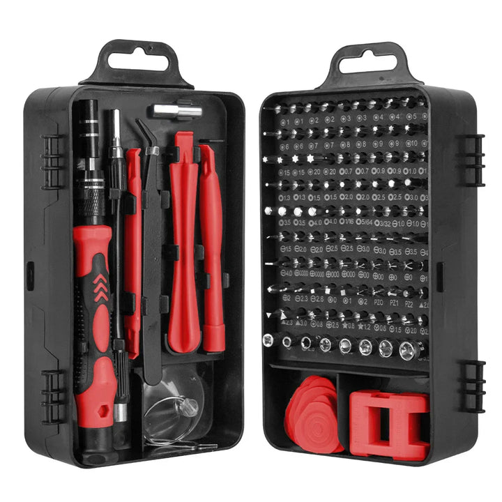 Sada 115 v 1 precizních šroubováků s magnetickými nástroji pro opravy – ProFix