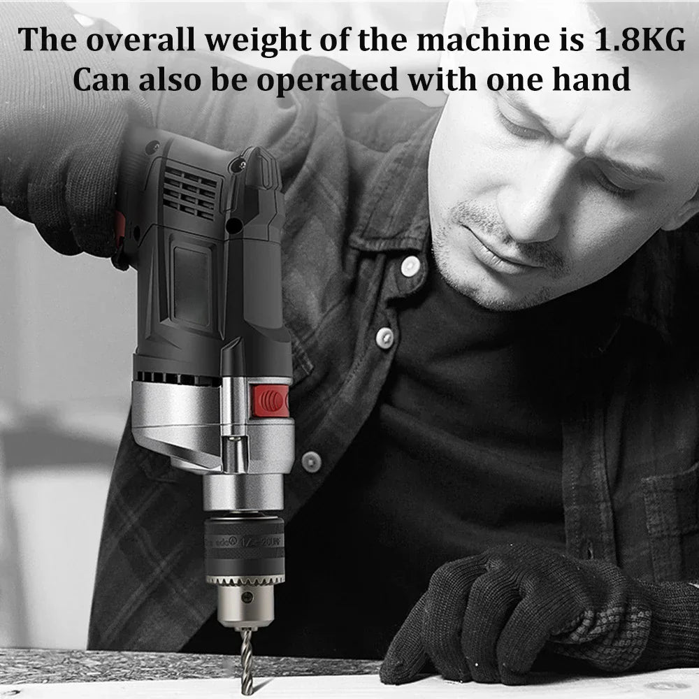 780W elektrický sekáč a vrták s plynule nastavitelnou rychlostí – DrillForce