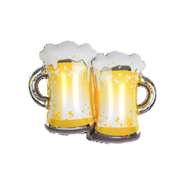 Sada balónků ve tvaru pivního půllitru (16 kusů) – balón 'pivní půllitr' Oktoberfest 2026