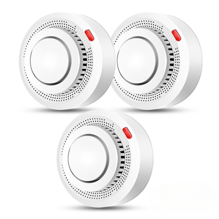 Inteligentní WiFi kouřový a požární hlásič 85 dB – SafeSense