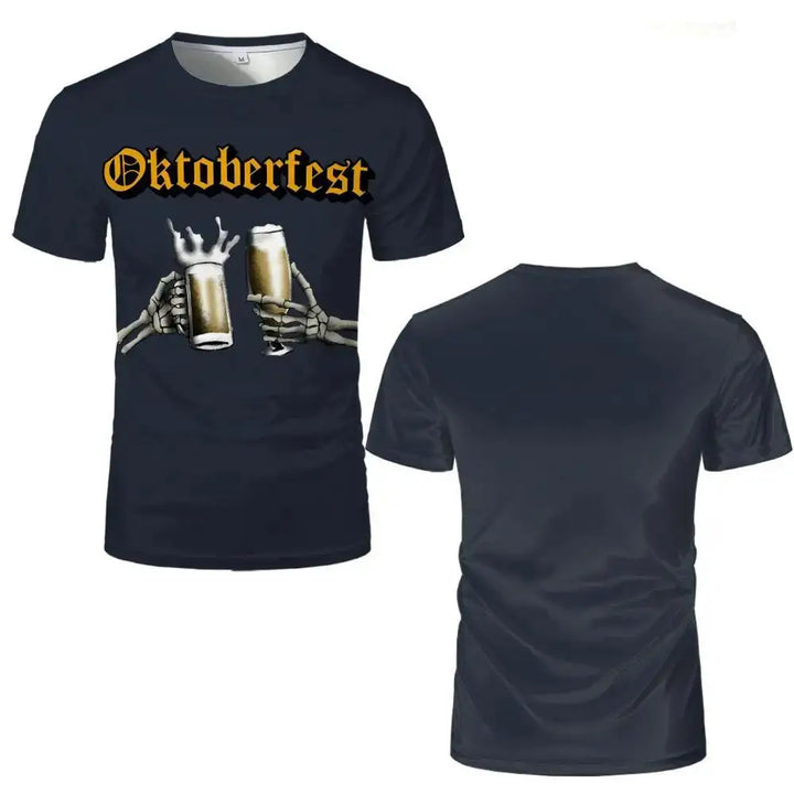 Tričko s motivem kostry – ProstGeist Oktoberfest 2026