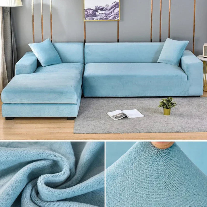 Stretch Velours potah na pohovku s luxusním zpracováním – Sofina