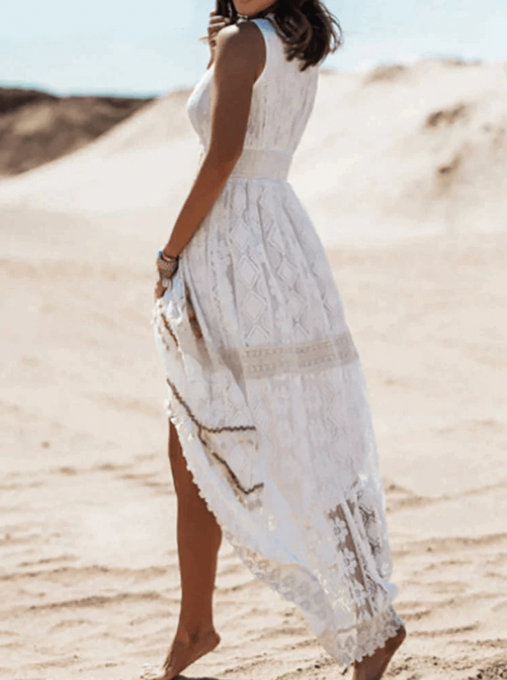 Uvolněné Boho-maxišaty s stylovými detaily – Solange