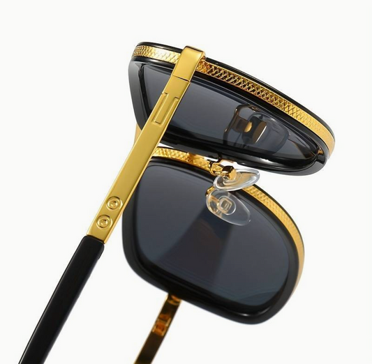 Stylové unisex sluneční brýle s elegantním povrchem - SunEdge Flair