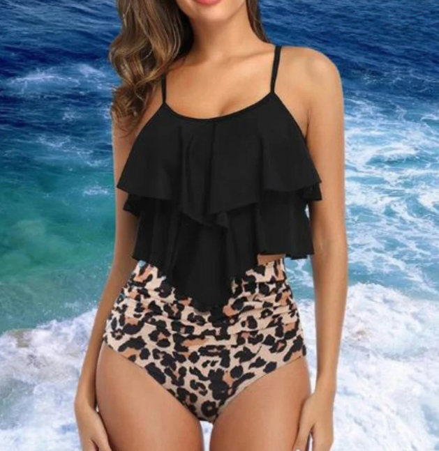 Tankini s volánky a vysokým pasem – Neriah