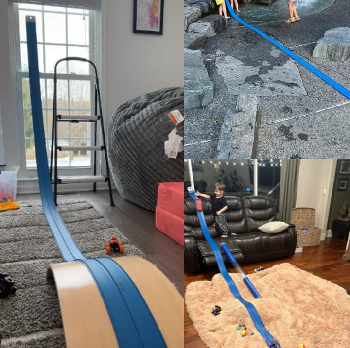 Flexibilní hrací dráha s vozidly – Zoomzy
