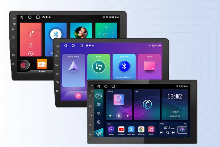 Univerzální autorádio s Androidem, dotykovým displejem, GPS a bezdrátovým CarPlay