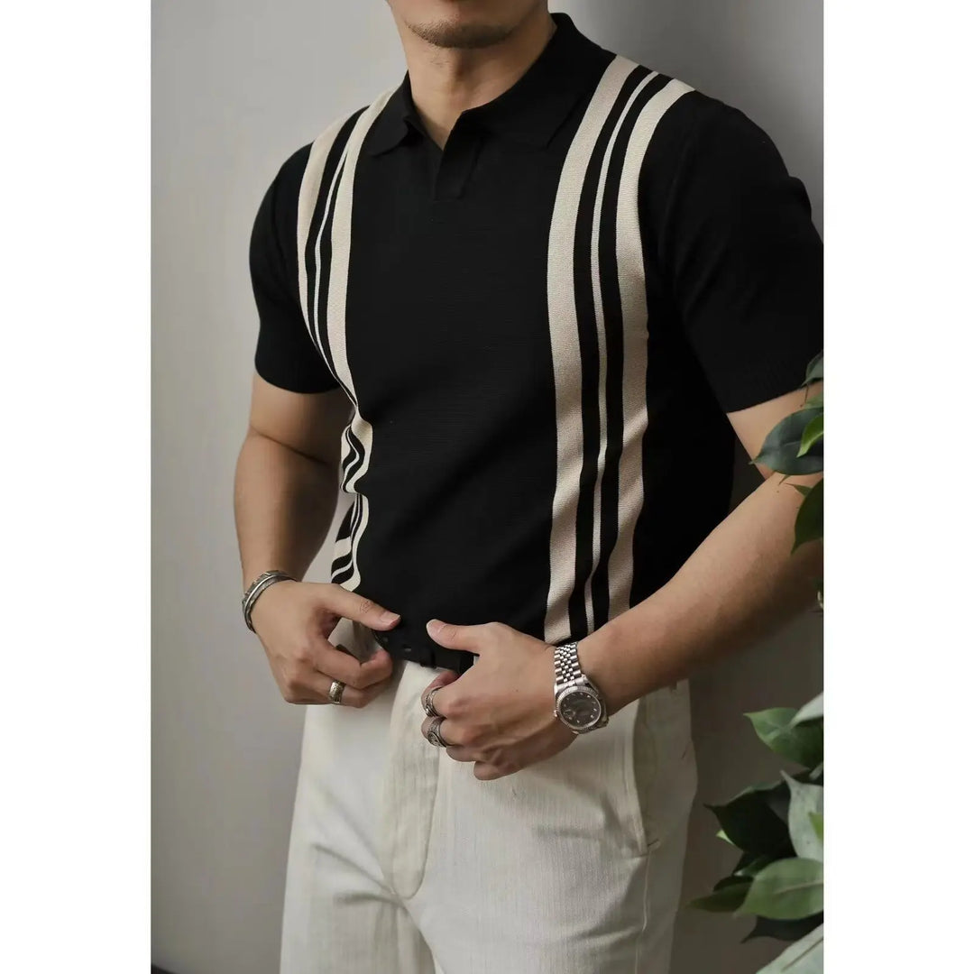 Slim Fit pánská košile na zip – Fabrizio