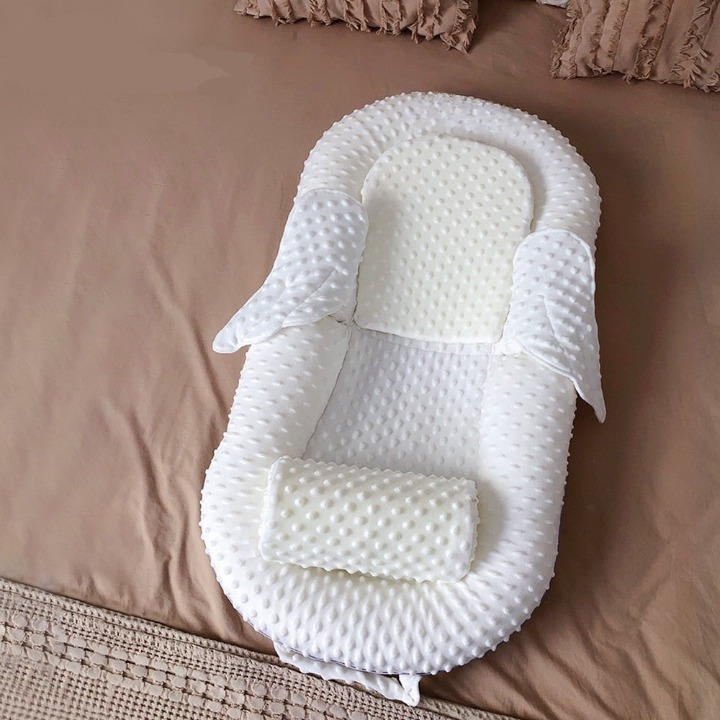 Ergonomické dětské hnízdo s opěradlem a síťovinou – Cosynido