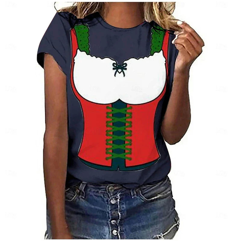 Tričko ve stylu dirndlu – DirndlShirt Oktoberfest 2025