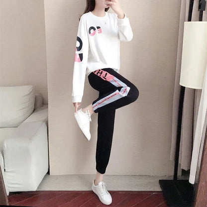 Dámský sportovní set dvoudílný s mikinou a kalhotami – Leona