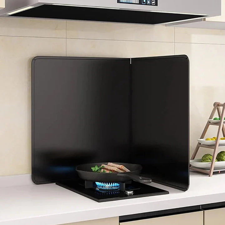 Skládací nerezový ochranný štít proti stříkajícímu tuku, oboustranná ochrana proti oleji – CookShield