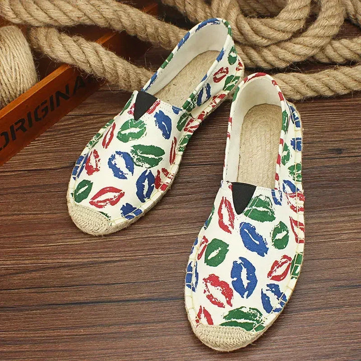 Pánské espadrilky s graffiti designem – Elio