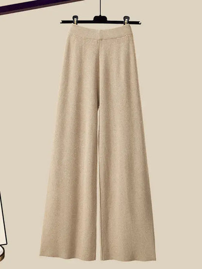 Třídílná dámská zimní souprava s pleteným svetrem – Marisa