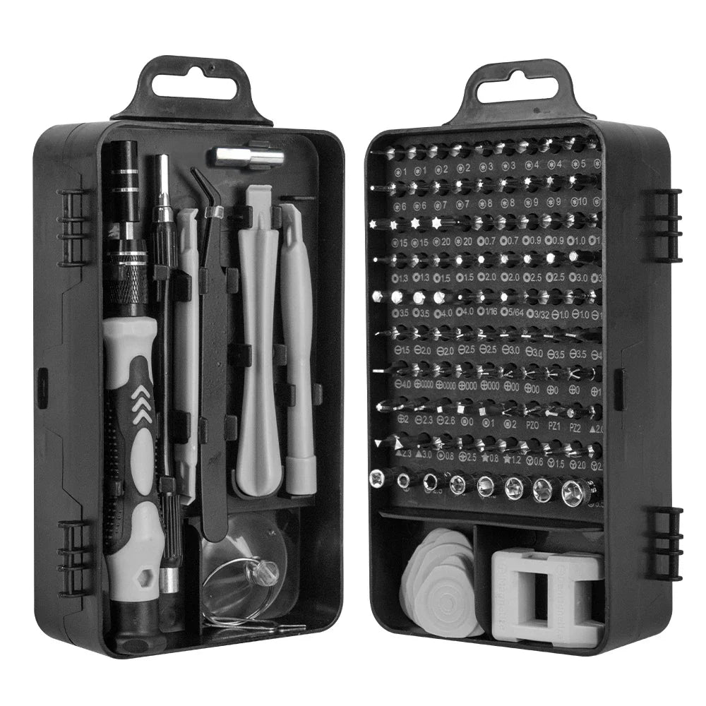 Sada 115 v 1 precizních šroubováků s magnetickými nástroji pro opravy – ProFix