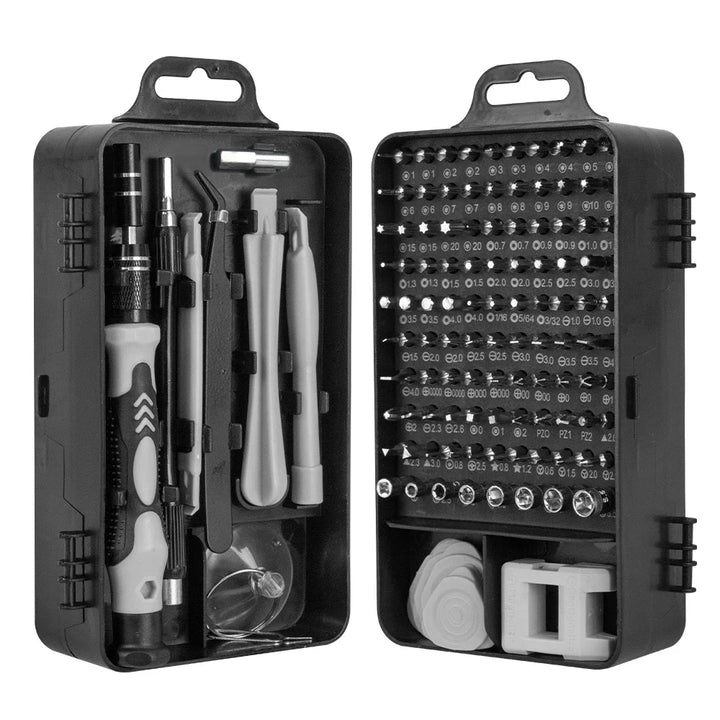 Sada 115 v 1 precizních šroubováků s magnetickými nástroji pro opravy – ProFix