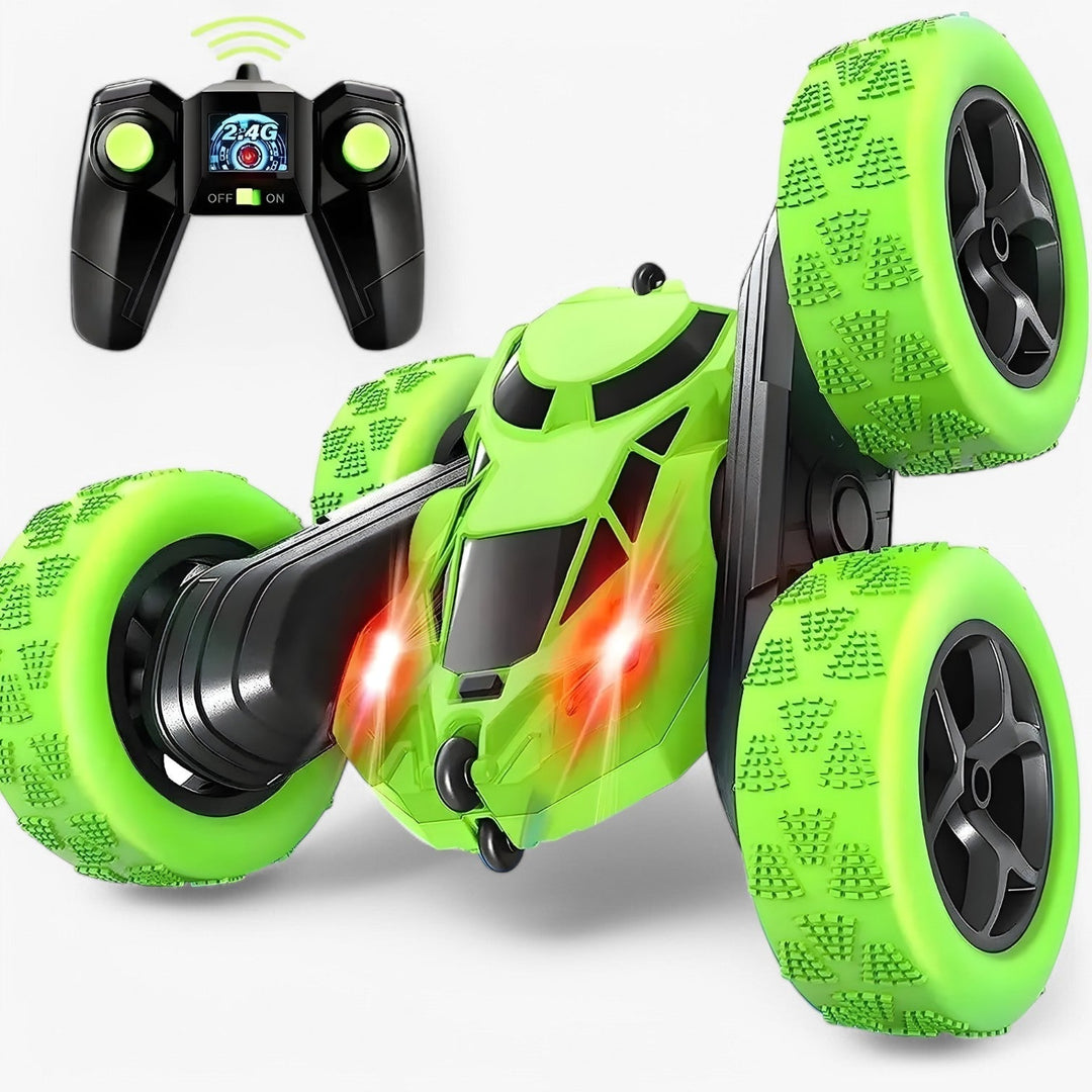 RC kaskadérské vozidlo s funkcí přetočení a terénními schopnostmi – FlipRacer X