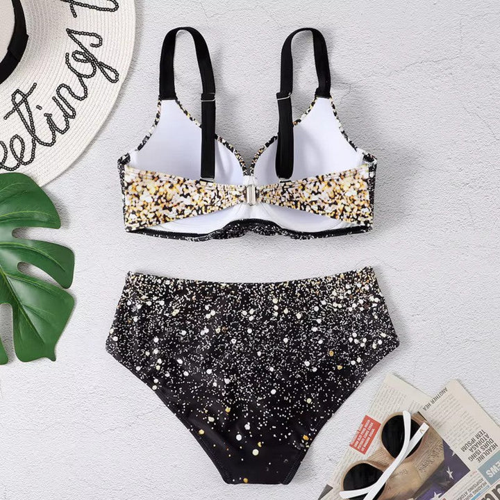 Trendový bikinový set s vysokým pasem – Selina