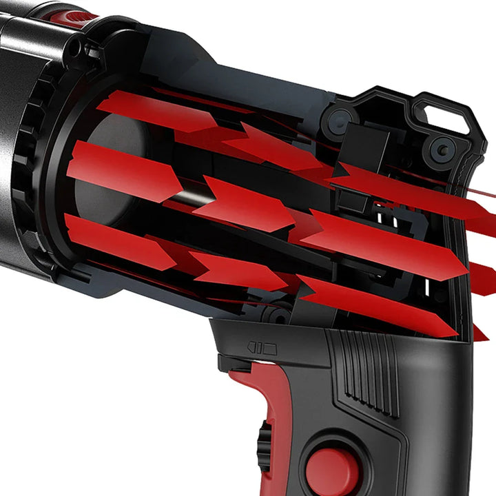 780W elektrický sekáč a vrták s plynule nastavitelnou rychlostí – DrillForce
