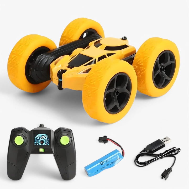 RC kaskadérské vozidlo s funkcí přetočení a terénními schopnostmi – FlipRacer X