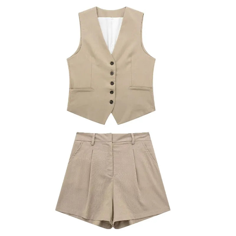Dvoudílný letní outfit s vintageovým topem – Amaya